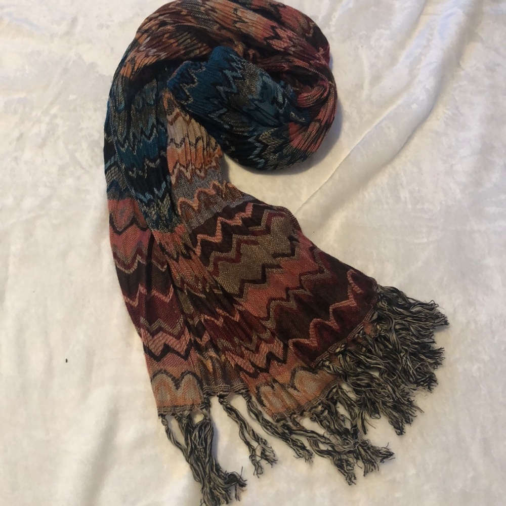 🐙 5/25 Vibrant & Rich Ribbed Scarf
